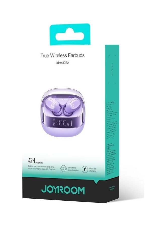 JOYROOM - True Wireless In-Ear Earbuds Low Latency Earphone With Charging Case Purple - Image 1
