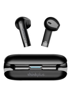 Lenovo Thinkplus Wireless Bluetooth Headphones Noise Reduction 300mAH Long Stand By Headset Dual HD Mic Black  - Image 1