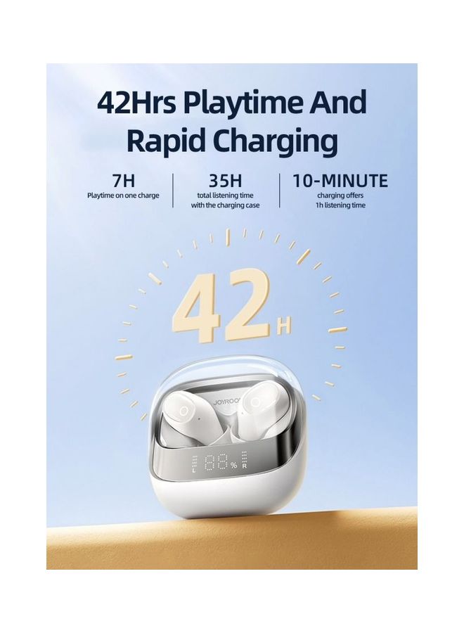 JOYROOM - True Wireless In-Ear Earbuds Low Latency Earphone With Charging Case White - Image 1
