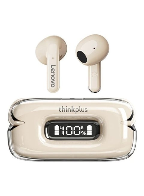 Thinkplus X15II Earphones Bluetooth Game TWS Headphones Wireless Colorful Earbuds With Mic Waterproof Transparent Headsets White