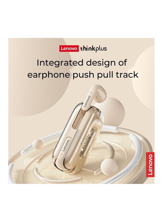 Lenovo Thinkplus X15II Earphones Bluetooth Game TWS Headphones Wireless Colorful Earbuds With Mic Waterproof Transparent Headsets Black  - Image 4