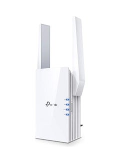 TP-LINK AX1800 Dual Band Wi-Fi 6 Range Extender, Broadband/WiFi Extender, Wireless Booster/Hotspot with 1 Gigabit Port & 2 External Antennas, Built-in Access Point Mode, (RE605X) White  - Image 1