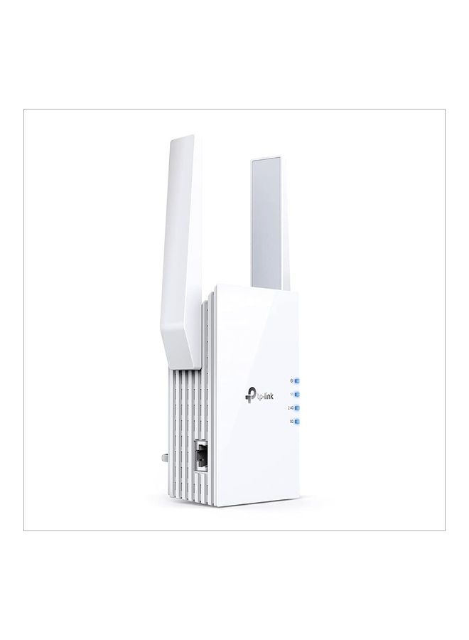 TP-LINK AX1800 Dual Band Wi-Fi 6 Range Extender, Broadband/WiFi Extender, Wireless Booster/Hotspot with 1 Gigabit Port & 2 External Antennas, Built-in Access Point Mode, (RE605X) White  - Image 3