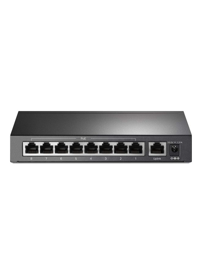 تي بي لينك 9 منافذ إيثرنت سريعة 10/100 ميجا بت في الثانية PoE Switch 8 منافذ PoE+ @ 65 وات معدن قوي مع منافذ محمية حماية محدودة مدى الحياة وضع تمديد وضع الأولوية وضع العزل (TL-SF1009P)  - Image 1