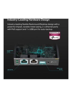 TP-LINK Omada Hardware Controller | SDN Integrated | PoE Powered | Manage Up to 100 Devices | Easy & Intelligent Network Monitor & Maintenance | Cloud Access & Omada App (OC200) Black  - Image 2