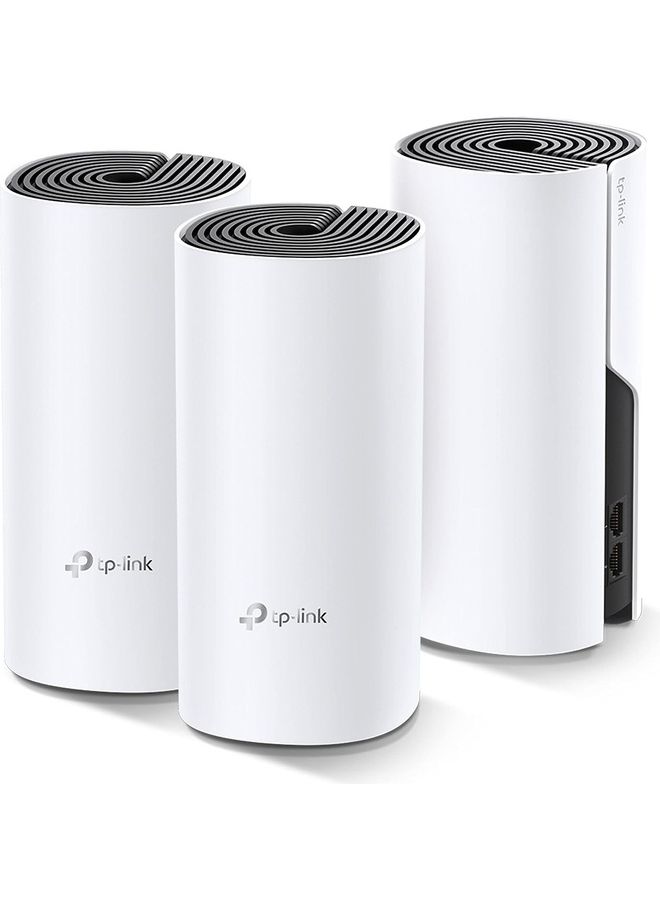 TP-LINK Deco M4 Whole Home Mesh Wi-Fi System, Seamless Roaming and Speedy (AC1200), Work with Amazon Echo/Alexa, Router and Wi-Fi Booster, Parent Control Router, Pack of 3 White  - Image 2