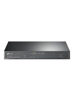 TP-LINK TL-SG1210MPE | 8 Port Gigabit PoE Switch | Easy Smart Managed | 8 PoE+ Ports @123W, w/ 2 Uplink Gigabit Ports + 1 Combo SFP Slot | Limited Lifetime Protection | QoS, Vlan, IGMP & LAG Black  - Image 1
