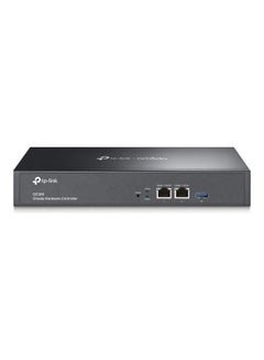 TP-LINK Omada Hardware Controller | SDN Integrated | 2 Gigabit Port + 1 USB 3.0 Port | Manage Up to 500 Devices | Easy & Intelligent Network Monitor & Maintenance | Cloud Access & Omada App (OC300) Black  - Image 1