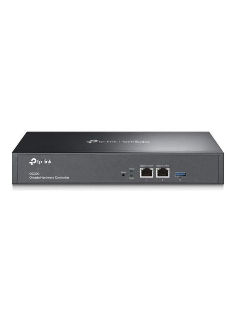 Omada Hardware Controller | SDN Integrated | 2 Gigabit Port + 1 USB 3.0 Port | Manage Up to 500 Devices | Easy & Intelligent Network Monitor & Maintenance | Cloud Access & Omada App (OC300) Black
