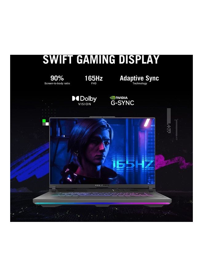 أسوس أحدث كمبيوتر محمول للألعاب Rog Strix G16 بشاشة مقاس 16.1 بوصة ومعالج Core i7-13650HX وذاكرة وصول عشوائي سعة 32 جيجابايت ومحرك أقراص SSD سعة 2 تيرابايت وبطاقة رسومات NVIDIA GeForce RTX 4060 سعة 8 جيجابايت ونظام تشغيل Windows 11 - Image 2