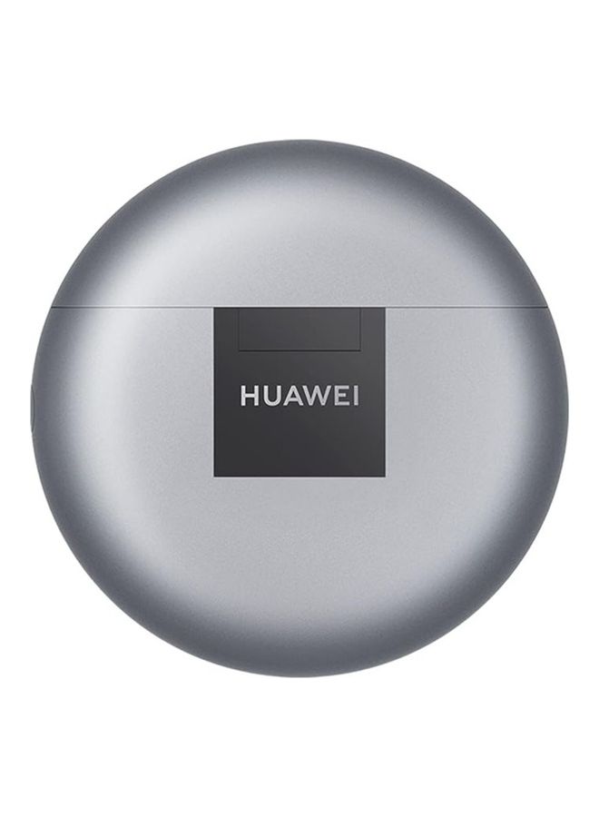 HUAWEI - FreeBuds 4E Wireless Bluetooth In-Ear Active Noise Cancellation Earphones Silver Frost - Image 1