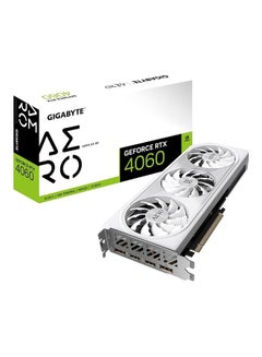 GeForce RTX 4060 Aero OC 8G Graphics Card, 3X Windforce Fans, 8Gb 128-bit GDDR6, GV-N4060AERO Video Card White