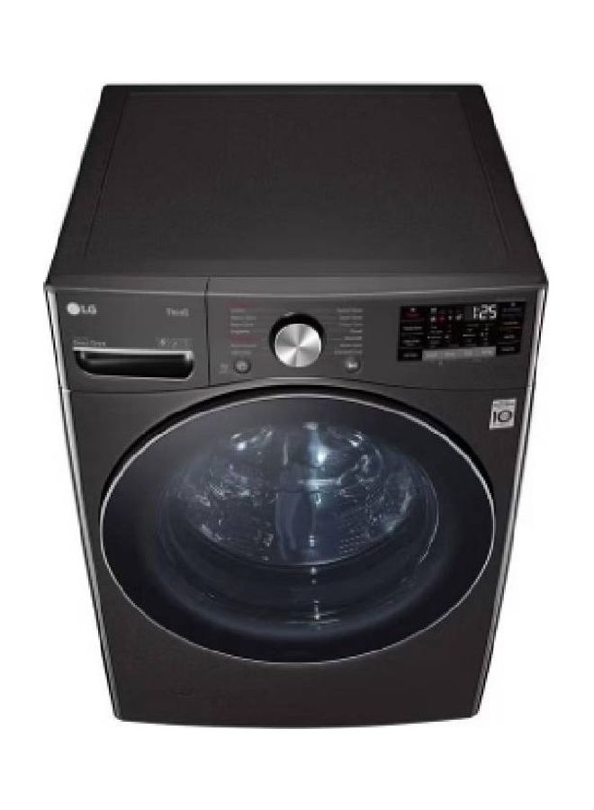 إل جي Front Load Washing Machine Wi-Fi 21 kg WF2111BST Black Steam  - Image 3