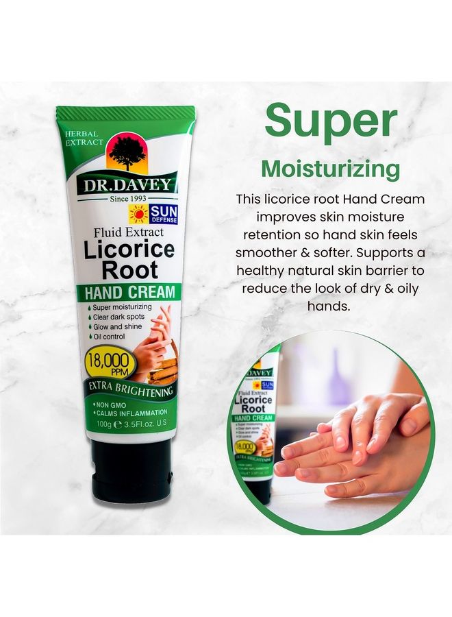 دكتور دافي جذر عرق السوس للوجه، مصل العين، كريم لليدين للبشرة، حب الشباب، مضاد للشيخوخة، تفتيح البقع الداكنة، الخطوط الدقيقة، التجاعيد، ترطيب فائق، يهدئ الالتهاب، يرطب ويجفف اليدين. - Image 4