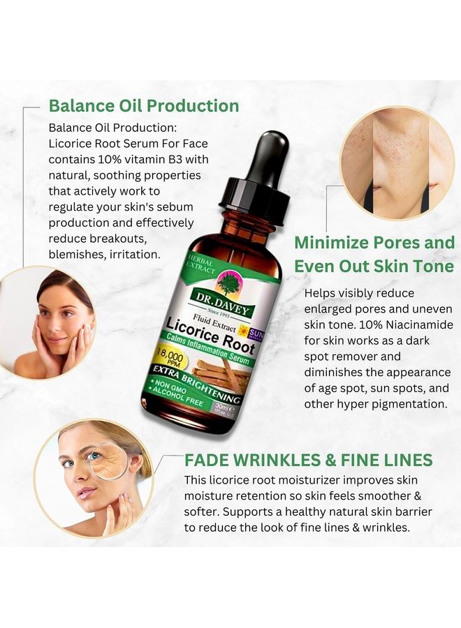 دكتور دافي جذر عرق السوس للوجه، مصل العين، كريم لليدين للبشرة، حب الشباب، مضاد للشيخوخة، تفتيح البقع الداكنة، الخطوط الدقيقة، التجاعيد، ترطيب فائق، يهدئ الالتهاب، يرطب ويجفف اليدين. - Image 5