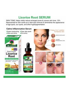 DR. DAVEY Licorice Root Skincare Set For Rejuvenated Skin - Moisturizing Hand Cream - Anti-Acne And Anti-Aging Serum - Extra Brightening Peel Off Mask - Anti-Fatigue Eye Gel, Feet Repair Cream 380.0grams  - Image 3