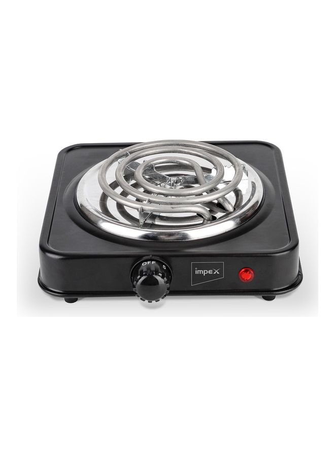 1000W Electric Hot Single Coil Hotplate, Durable Metal Housing HP 100 Black - v1693636264/N53434311A_1