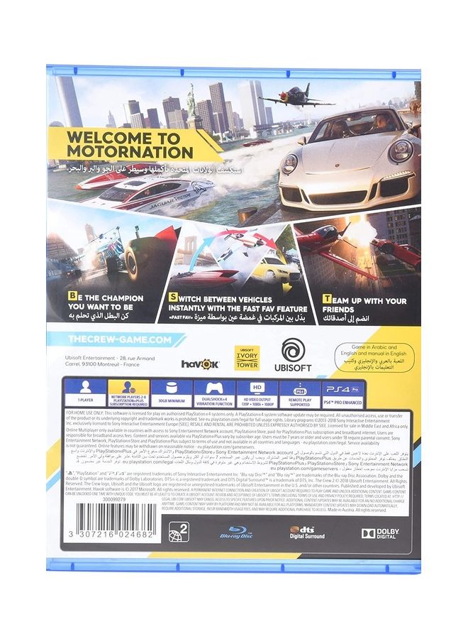 Ubisoft - The Crew 2 - PlayStation 4 (PS4) - Image 1
