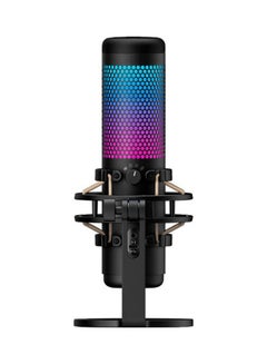 HYPERX QuadCast S – RGB USB Condenser Microphone, For PC/PS5/PS4 and Mac, Anti-Vibration Shock Mount, Four Polar Patterns, Pop Filter, Stunning RGB Microphone for Streamers and Content Creators, Black | 4P5P7AA  - Image 4
