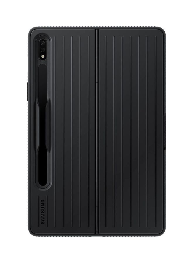 Samsung - Protective Standing Case For Galaxy Tab S8 Plus Black - Image 1