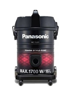 باناسونيك Barrel Vacuum Cleaner 16 L 1700 W MC-YL631R747 Black/Red  - Image 1