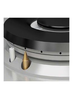 Midea Freestanding Cooker, Full Gas Cooking Range With 4 Burners, Automatic Ignition And Full Safety-FFD, Cast Iron Pan Support, Stainless Steel Finish, Separate Knob For Oven Grill CME6060-D Silver  - Image 4