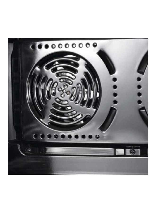 Midea - Freestanding Cooker, Full Gas Cooking Range With 4 Burners, Automatic Ignition And Full Safety-FFD, Cast Iron Pan Support, Stainless Steel Finish, Separate Knob For Oven Grill CME6060-D Silver - Image 1