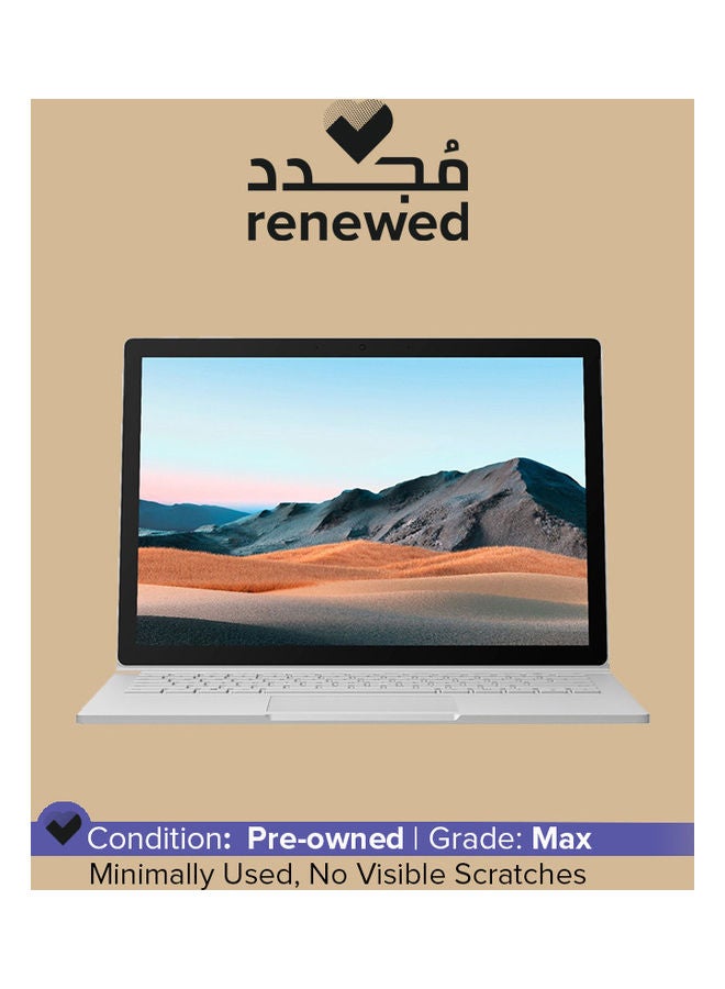 Microsoft - Renewed - Surface Book 3 2-in-1 Laptop With 13.5-Inch Touch-Screen PixelSense Display,Intel Core i7-10th/4GB Graphics GTX 1650 Max Q/16GB RAM/512GB SSD English/Arabic Silver - Image 1