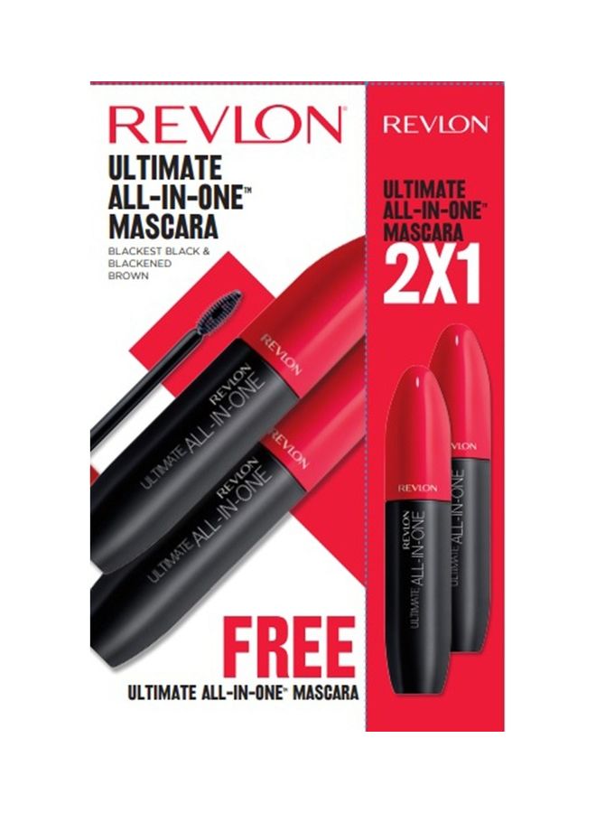 Revlon Buy Ultimate All In One Mascara Blackest Black  and Get Free Blackened Brown Blackest Black  - Image 1