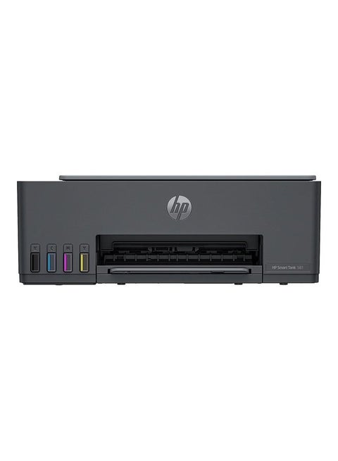 Smart Tank 581 All-in-One Printer, 33 Segments + 1.2" iCON LCD Display, 12ppm Black & 5ppm Color Print Speed, Up to 1200dpi Resolution, 10cpm Black & 2cpm Color Copy Speed, 4A8D4A Black/Grey