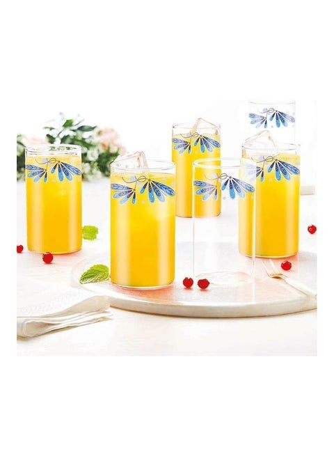 Vision Twilight Glasses, Borosilicate Glasses, Medium, Heat Resistant And Lightweight Glasses For Water, Juice, Lassis, Shakes Transparent 295.0ml