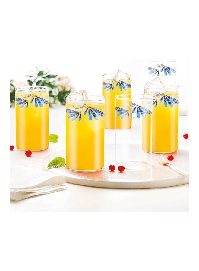 BOROSIL Vision Twilight Glasses, Borosilicate Glasses, Medium, Heat Resistant And Lightweight Glasses For Water, Juice, Lassis, Shakes Transparent 295.0ml 