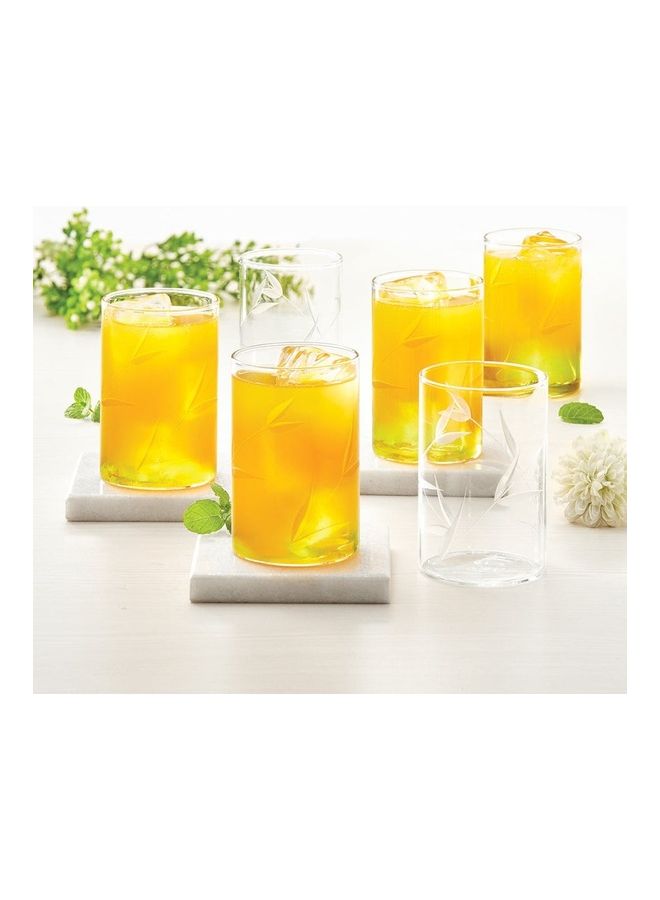 بوروسيل طقم نظارات مكون من 6 قطع لون أبيض 295.0 مل - Image 2