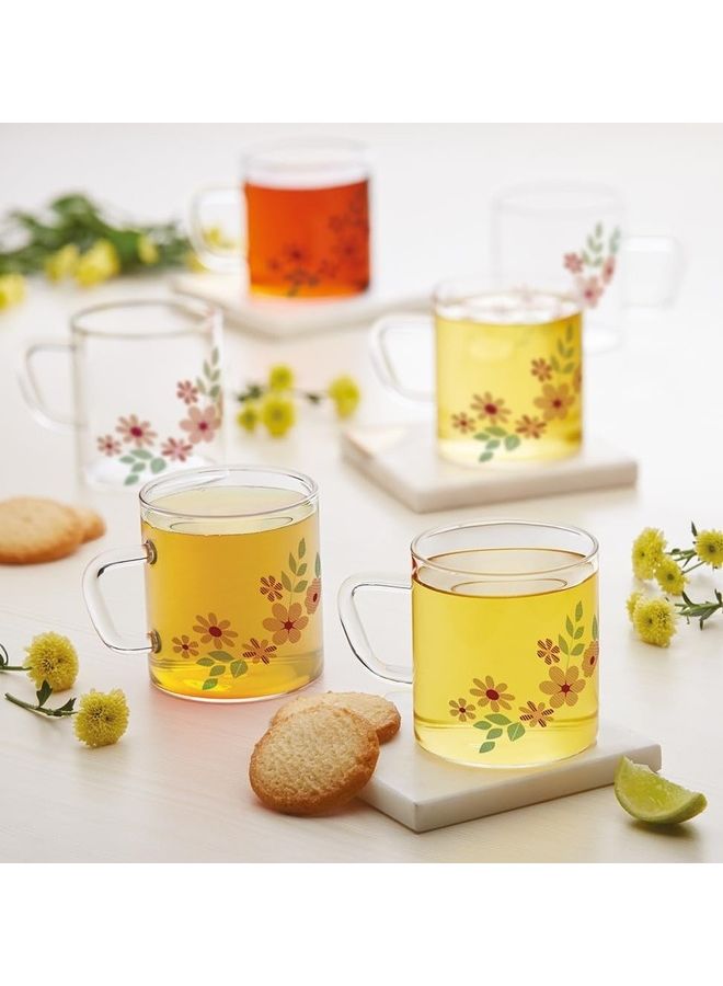 BOROSIL Classic Ayana Mug, Borosilicate Glass, Scratch Resistant, Microwave Safe, Lightweight, For Chai, Green Tea, Milk, Coffee, Cold Coffee Transparent  - Image 1