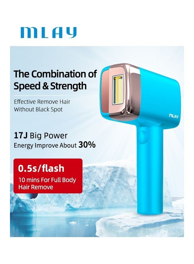 HR 500000 Pulses Quartz Lamp For Updated IPL Ice Laser Painless Hair Removal Device Gold