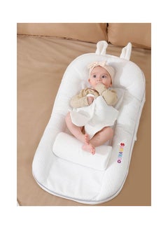 Portable Baby Anti-spill Milk U Shape Pillow With Slope Pad And Hip Pillow - White - v1694072406/N53435438A_11