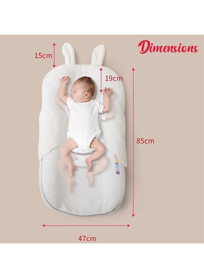 Portable Baby Anti-spill Milk U Shape Pillow With Slope Pad And Hip Pillow - White - v1694072406/N53435438A_13