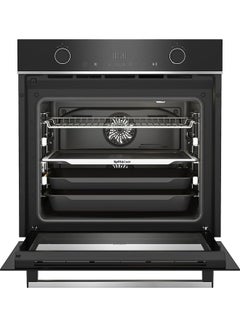 Beko 60 Cm Electric Grill Double Cooking Fans Cooling Fan LED Touch Control Screen 14 Functions BBVM13400XDS Black  - Image 3