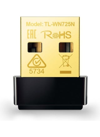 محول واي فاي USB للكمبيوتر الشخصي (TL-WN725N)، محول شبكة لاسلكية N150 لسطح المكتب - دونجل واي فاي بحجم نانو متوافق مع أنظمة التشغيل Windows 11/10/7/8/8.1/XP/ Mac OS 10.9-10.15 Linux Kernel 2.6.18-4.4.3 - v1694152993/N53435702A_1