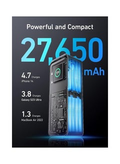 Anker 27650 mAh Prime Power Bank, 27,650mAh 3-Port 250W Portable Charger (99.54Wh) Smart App, Smart Digital Display, Compatible with MacBook Pro/Air, iPhone 16/15/14 Series, Samsung, Huaiwei, Dell, Xiaomi Black  - Image 4