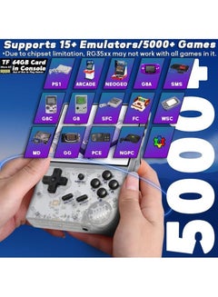 Rock Pow 3.5 Inch IPS Retro Classic Emulator Hand-Held Gaming Console Preinstalled Video Games System With Portable Case 64GB  - Image 2