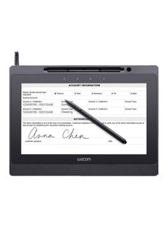 10.1-Inch Full HD Resolution Interactive Pen Display Signature Tablet With Professional Software And Remote Support Black