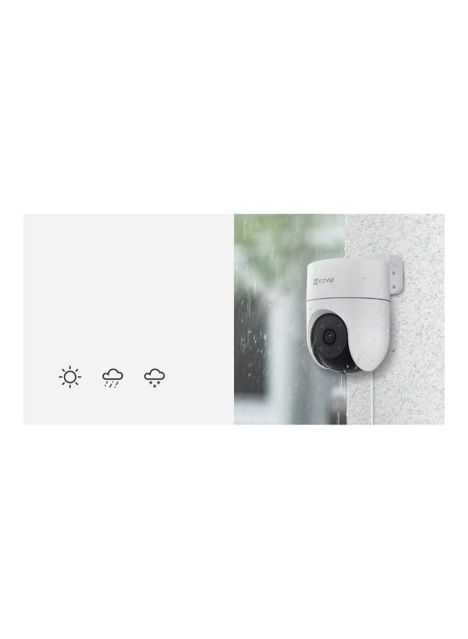 H8c 2K+ Outdoor Camera, 360° PTZ Wi-Fi Camera for Home Security, Outside Surveillance with AI-Powered Human Shape Detection, Human Motion Auto-Zoom Tracking, Color Night Vision, Two-Way Talk, Waterproof, Alexa, MicroSD card slot (Up to 512GB) | H8C 4MP
