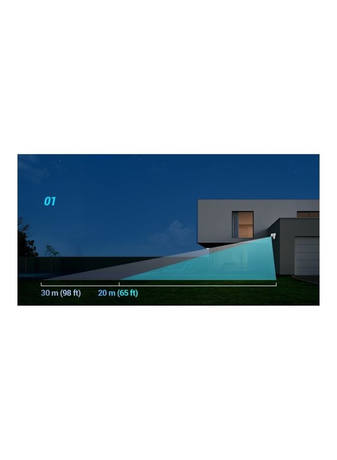 H8c 2K+ Outdoor Camera, 360° PTZ Wi-Fi Camera for Home Security, Outside Surveillance with AI-Powered Human Shape Detection, Human Motion Auto-Zoom Tracking, Color Night Vision, Two-Way Talk, Waterproof, Alexa, MicroSD card slot (Up to 512GB) | H8C 4MP