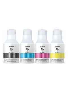 Canon GI-46 4 Colour Ink Bottle Multipack Black,Cyan,Magenta,Yellow  - Image 1