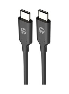 HP USB Type C To C Cable PD Fast Charging Cable Compatible For MacBook Pro, Ipad Pro Black  - Image 3