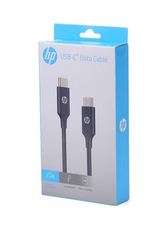 HP USB Type C To C Cable PD Fast Charging Cable Compatible For MacBook Pro, Ipad Pro Black  - Image 5