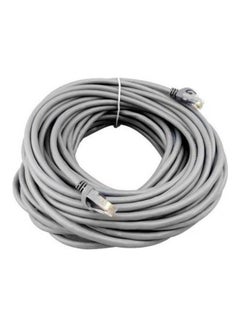 Sitech Patch Cable 10 m CAT6 Dlink 10 meter High Speed LAN  (Compatible with Computer, DVR) Grey