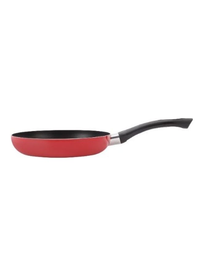 Royalford Aluminum Fry Pan Strong Aluminum Body With Non-Stick Coating And Bakelite Handle Red 26.0cm  - Image 3