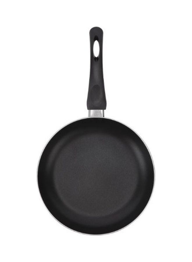 Royalford - Aluminum Fry Pan Strong Aluminum Body With Non-Stick Coating And Bakelite Handle Black 24x4.5cm - Image 1